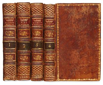 TRAVEL  LAROQUE, JEAN DE. Voyage de lArabie. 1716 + Voyage dans le Palestine. 1717 + Voyage de Syrie et du Mont Liban. 2 vols. 1722